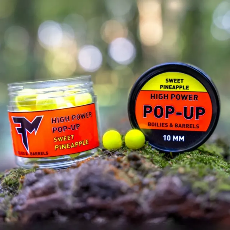 Shop Nu FM HIGH POWER POP-UP BOILIES & BARRELS 10 MM SWEET PINEAPPLE