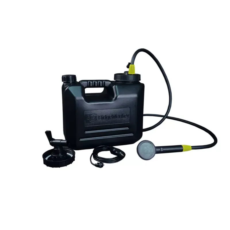 RIDGEMONKEY OUTDOOR POWER SHOWER FULL KIT ZUHANYZÓ SZETT 20L Rechtstreeks Van De Fabrikant