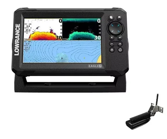 Goedkoop Lowrance EAGLE 7 Splitshot HD 200 és 455/800 kHz Splithot Do