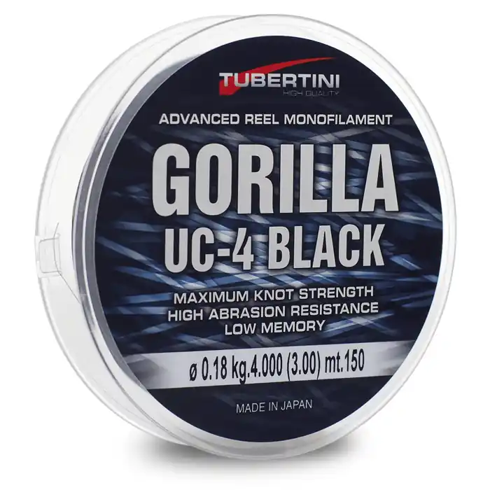 Actieprijs TUBERTINI GORILLA UC-4 BLACK 150M 0,22MM