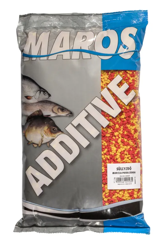 Aanbieding MAROS MIX SÜLLYEDŐ MORZSA PIROS-SÁRGA 1KG