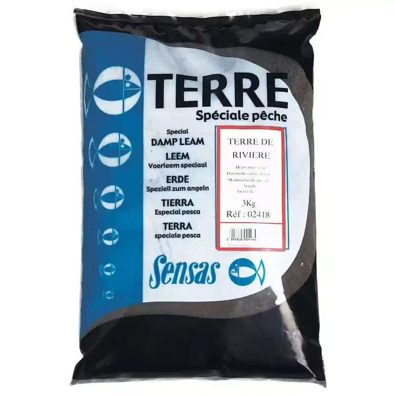 SENSAS TERRE DE RIVIER 3KG Nieuw