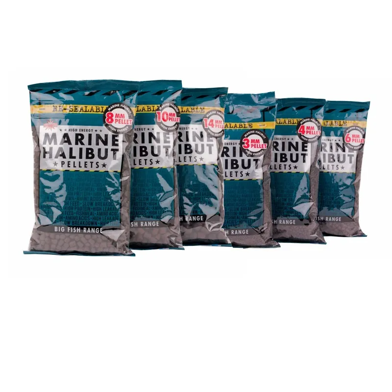 Seizoensaanbieding DYNAMITE BAITS MARINE HALIBUT PELLET 8 MM