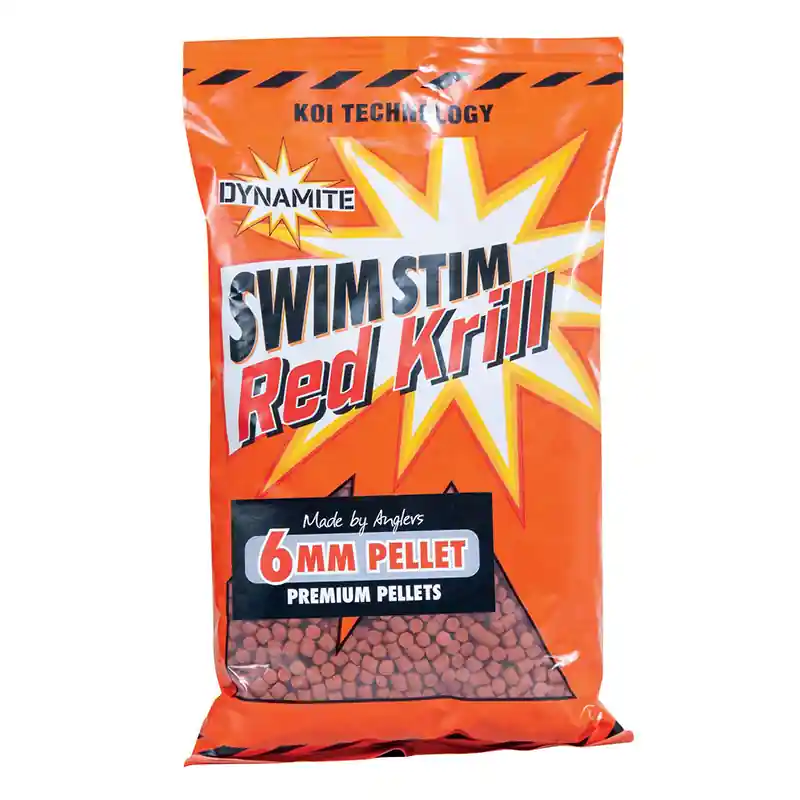 Aanbieding DYNAMITE BAITS SWIM STIM RED KRILL PELLET 6MM