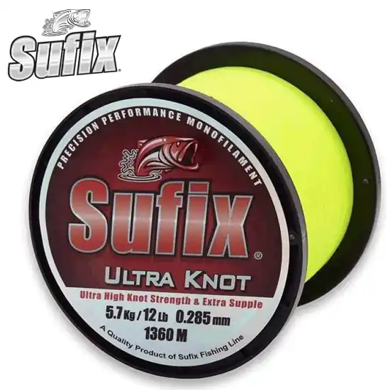 Actieprijs SUFIX ULTRA KNOT YELLOW 0.335MM 995M