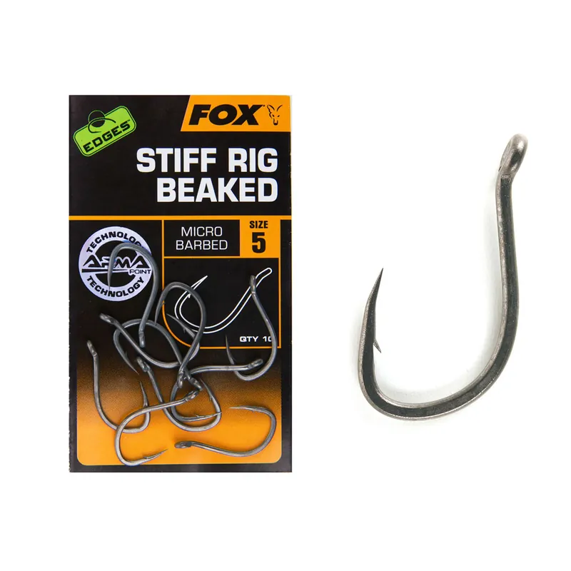 Weekendaanbieding FOX EDGES ARMAPOINT STIFF RIG BEAKED SIZE 5