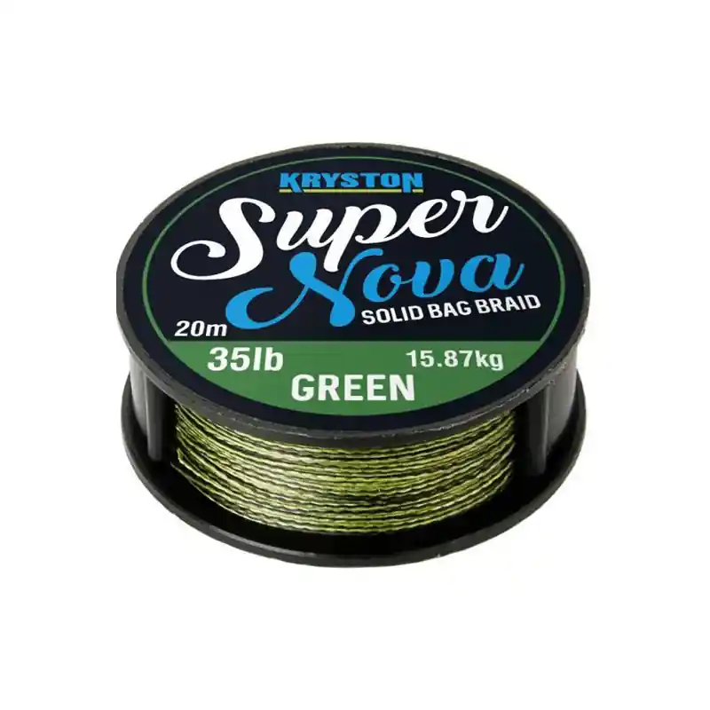 Alleen Vandaag KRYSTON SUPER NOVA SOLID BAG BRAID GREEN 15LB