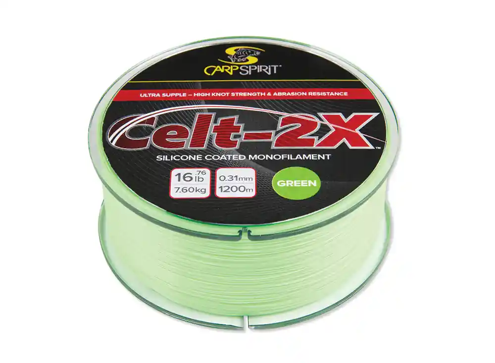 CARP SPIRIT CELT-2X HI VIS GREEN 0,285MM 1400M Beste Prijs