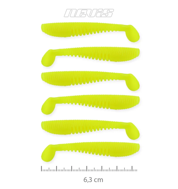NEVIS IMPULSE SHAD 6,3CM 6DB/CS. (9721-612) Populair