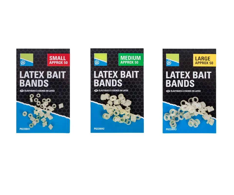 PRESTON LATEX BAIT BANDS - MEDIUM Nu Kopen