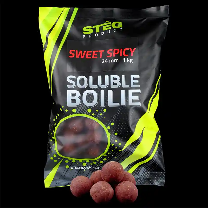 Hete Deal xSTÉG PRODUCT SOLUBLE BOILIE 24 MM SWEET SPICY 1 KG