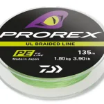 Voordeelprijs DAIWA PROREX UL 135M CHARTREUSE 0,08MM