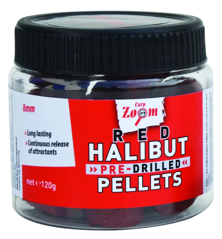 Gratis Retour CARP ZOOM FÚRT RED HALIBUT PELLET PIROS 120G 15MM