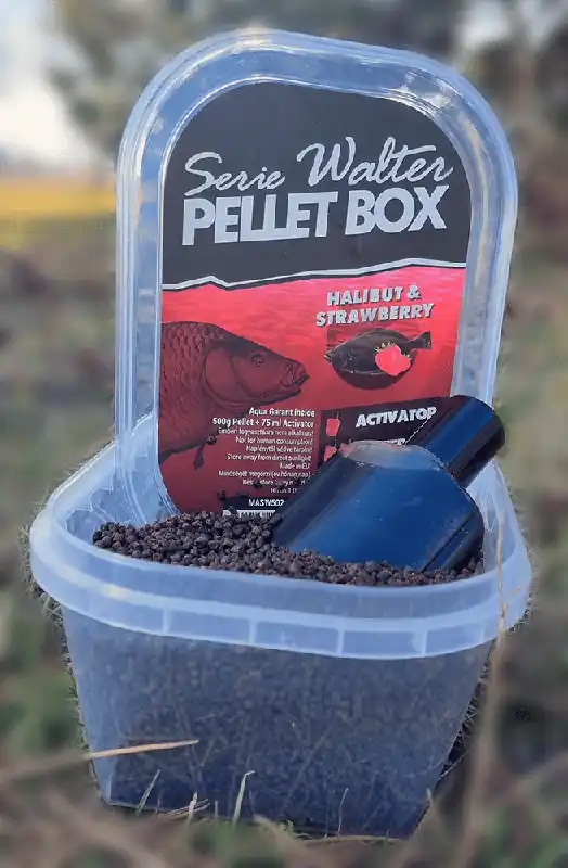 Rechtstreeks Van De Fabrikant SERIE WALTER PELLET BOX - HALIBUT ÉS STRAWBERRY