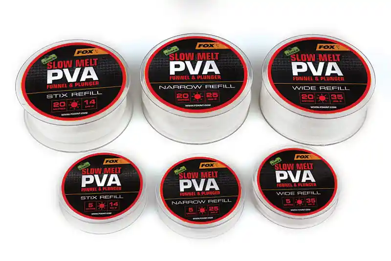 FOX EDGES SLOW MELT PVA 5M NARROW REFILL 25MM Fabrieksprijs