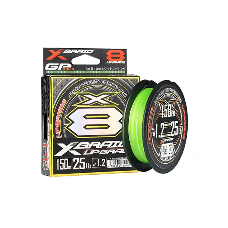 YGK X BRAID UPGRADE X8 150M PE 0.8 (0,148MM) Tijdelijk Beschikbaar