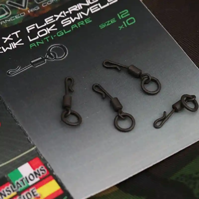 GARDNER COVERT XT FLEXI-RING KWIK LOK SWIVELS 12 Hoge Kwaliteit