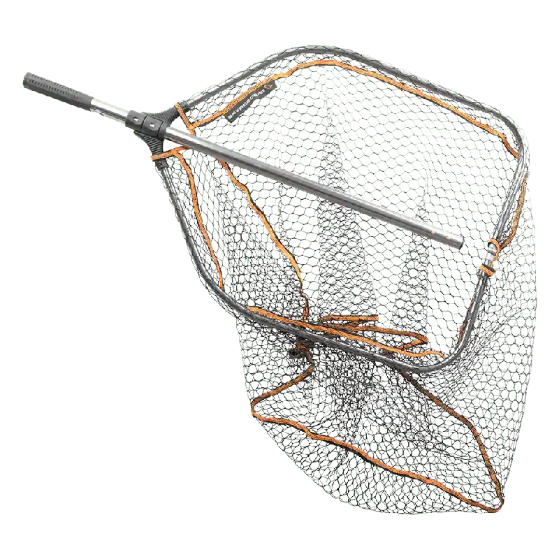 SAVAGE GEAR PRO FOLDING RUBBER LARGE MESH LANDING NET XL Nu Kopen