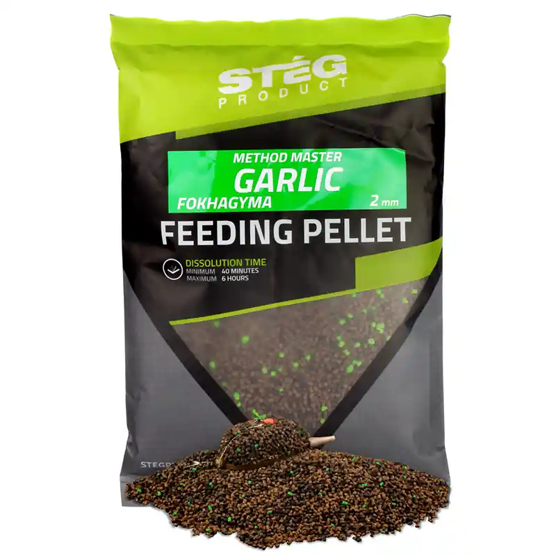 xSTÉG PRODUCT FEEDING PELLET 2mm GARLIC 800gr Korting