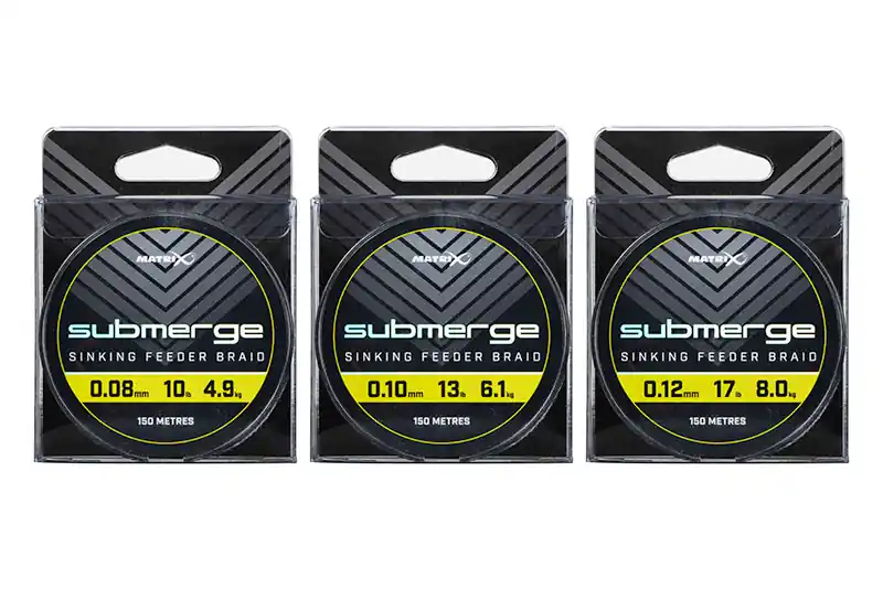 Aanbieding FOX MATRIX SUBMERGE SINKING FEEDER BRAID 0,12MM 150M