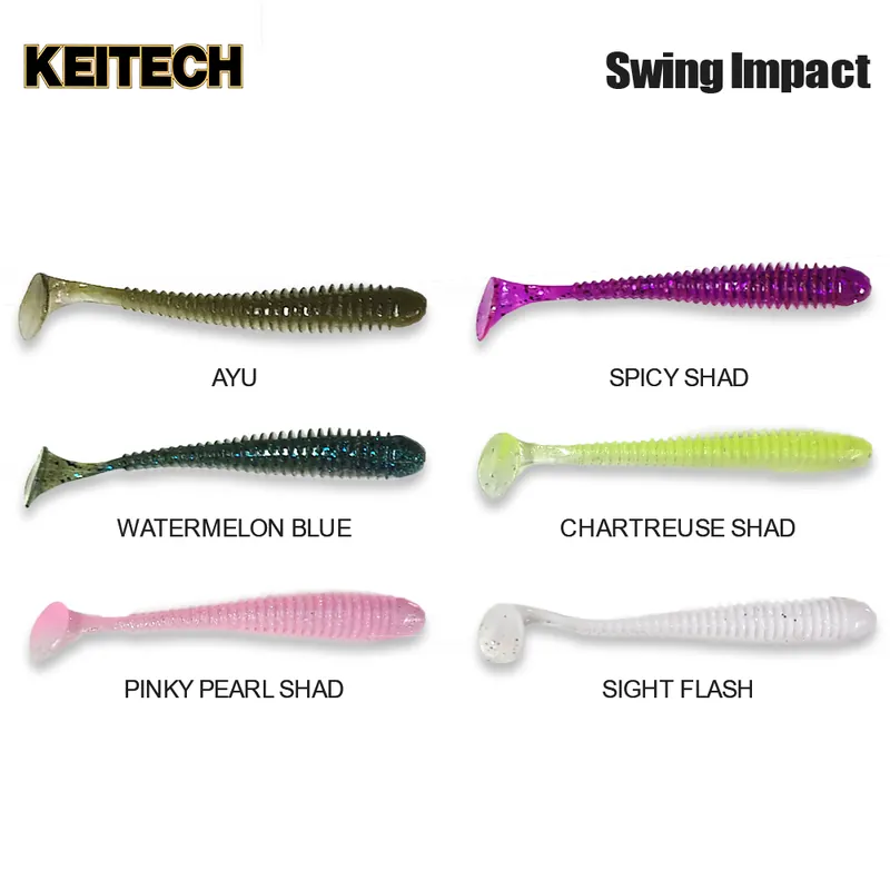 Actieprijs KEITECH SWING IMPACT 3,5" WATERMELON BLUE