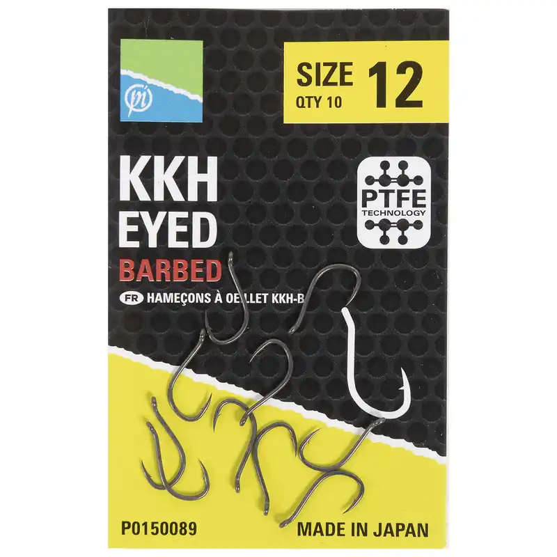 Aanbieding PRESTON KKH BARBED SIZE 12