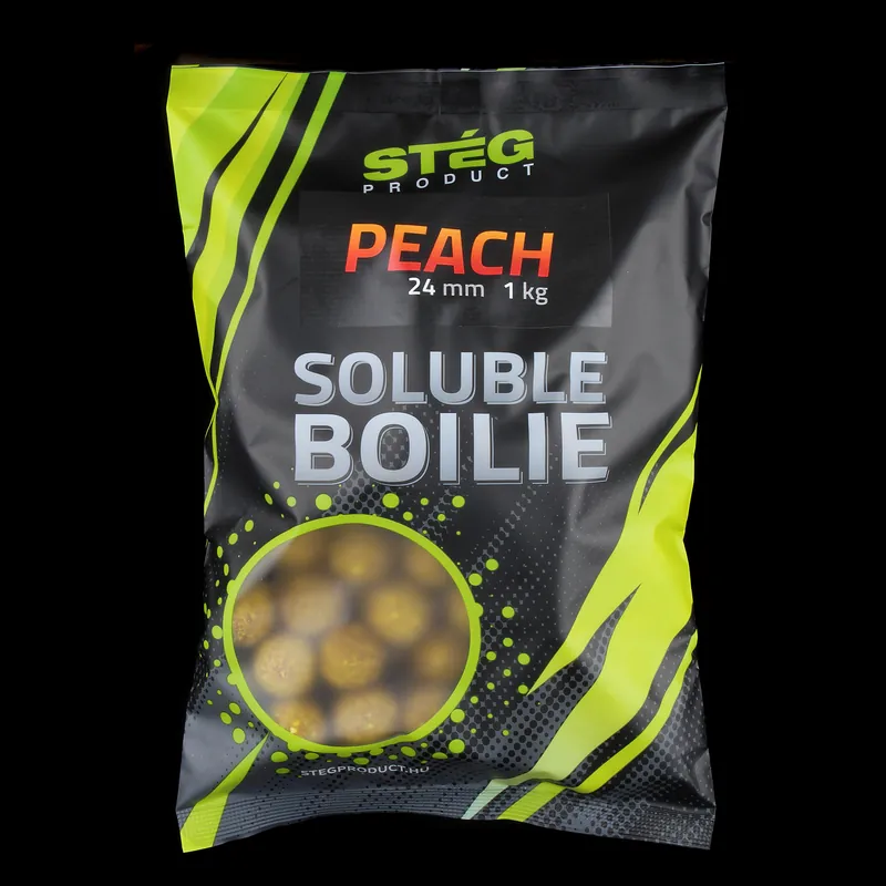 xSTÉG PRODUCT SOLUBLE BOILIE 24 MM CHILI-PEACH 1 KG Merkproduct