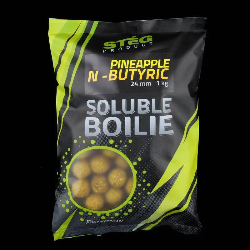 xSTÉG PRODUCT SOLUBLE BOILIE 24 MM ANANÁSZ-VAJSAV 1 KG Beperkte Voorraad