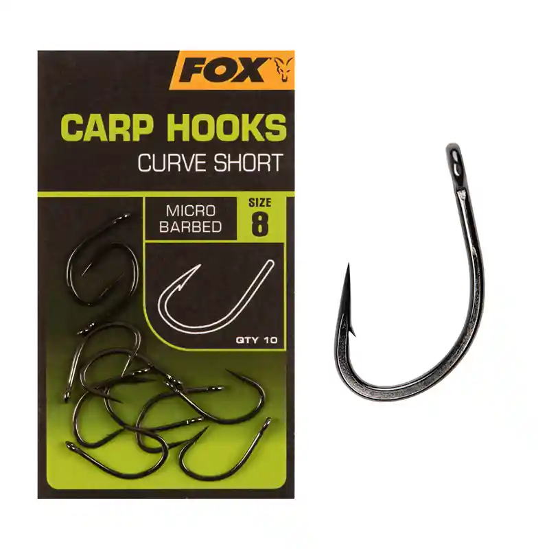 Veilige Betaling FOX CARP HOOKS CURVE SHANK SHORT 2