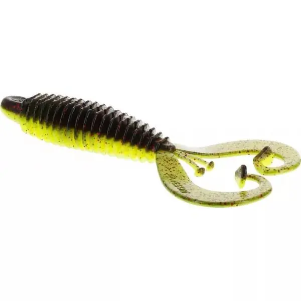 WESTIN RINGCRAW CURLTAIL 9CM BLACK CHA. Rechtstreeks Van De Fabrikant