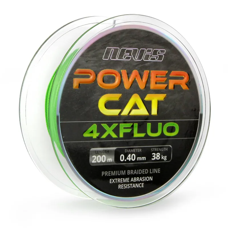 Aanbieding NEVIS POWERCAT 4XFLUO 200M 0,40MM