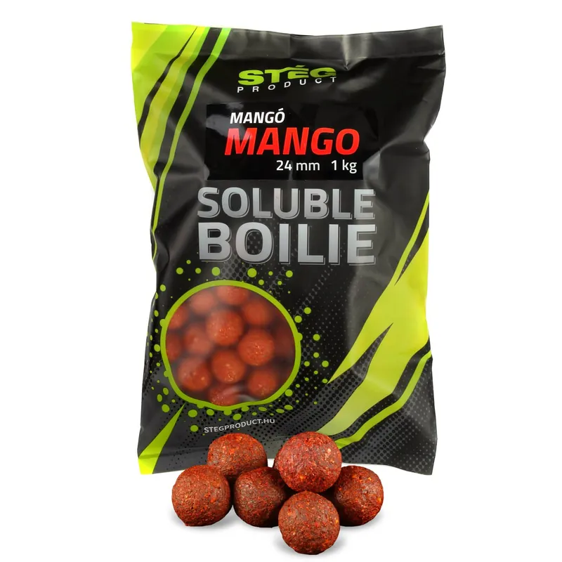 xSTÉG PRODUCT SOLUBLE BOILIE 24 MM MANGO 1 KG Express Levering