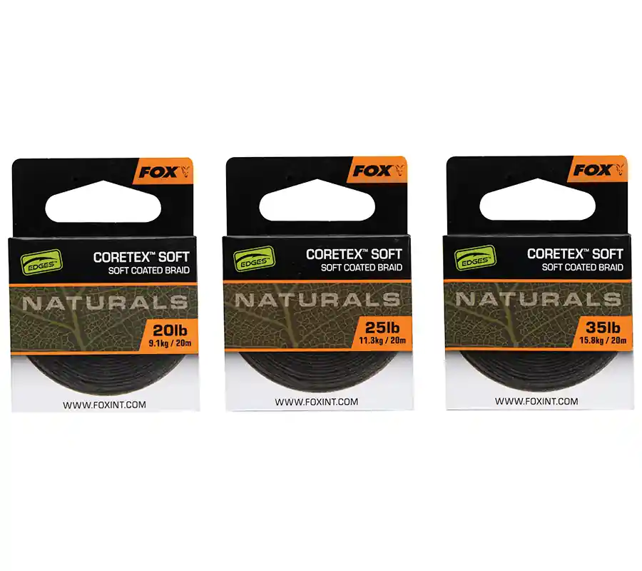 Actieprijs FOX NATURALS CORETEX SOFT COATED BRAID 35LB 20M