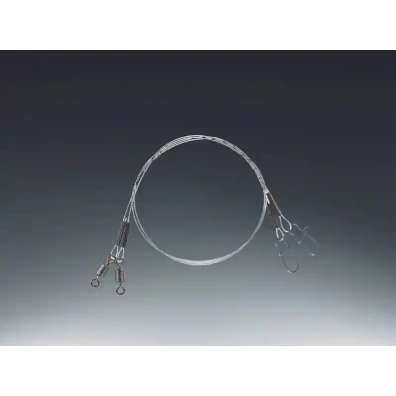 Aanbieding BALZER SHIRASU FLUOROCARBON RIG WITH SNAP+BARREL 1,00MM 50CM