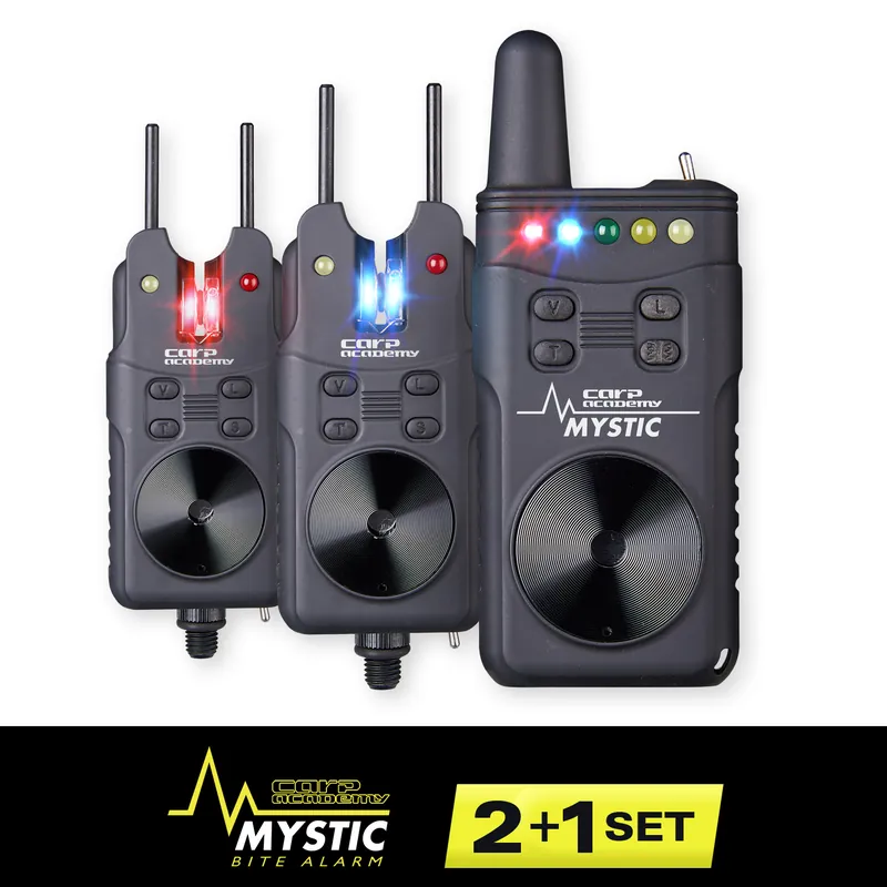 Aanbieding CARP ACADEMY MYSTIC KAPÁSJELZŐ SZETT 2 + 1