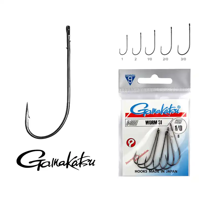 Actieprijs GAMAKATSU WORM 31 1/0
