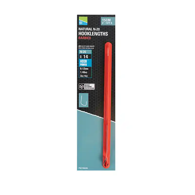 Uitverkoop PRESTON NATURAL N-20 MAG STORE RIG 12