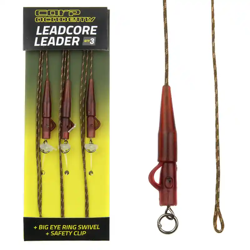 Aanbieding CARP ACADEMY KOMPLETT VÉGSZERELÉK ÓLOMBETÉTES ZSINÓRON SAFETY CLIP