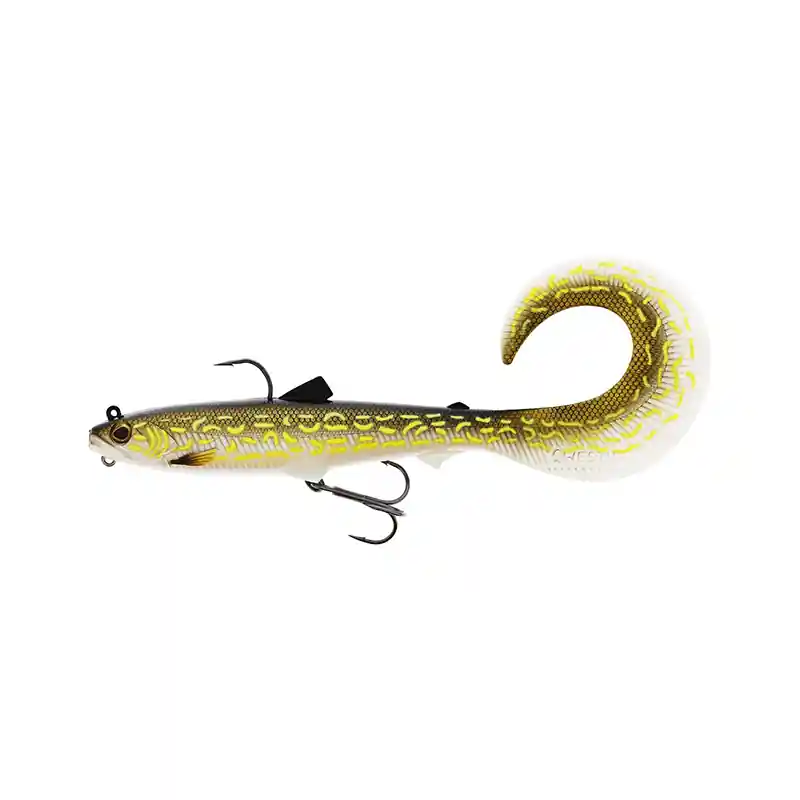 WESTIN BULLTEEZ CURLTAIL R2F 21CM 73GR SINKING NATURAL PIKE Favoriet