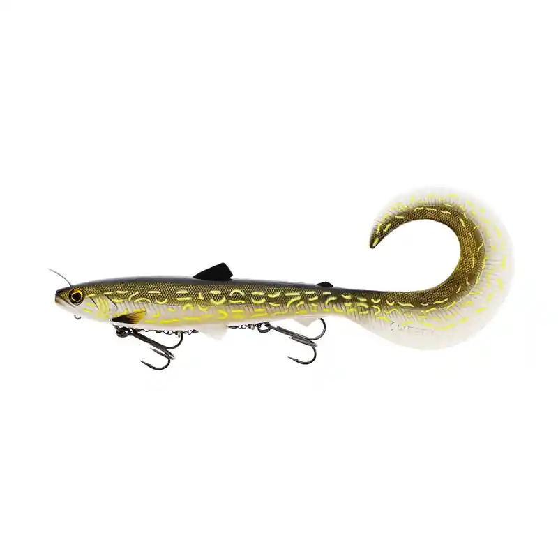 WESTIN BULLTEEZ CURLTAIL INLINE 33CM 230GR SINKING NATURAL PIKE Hete Deal