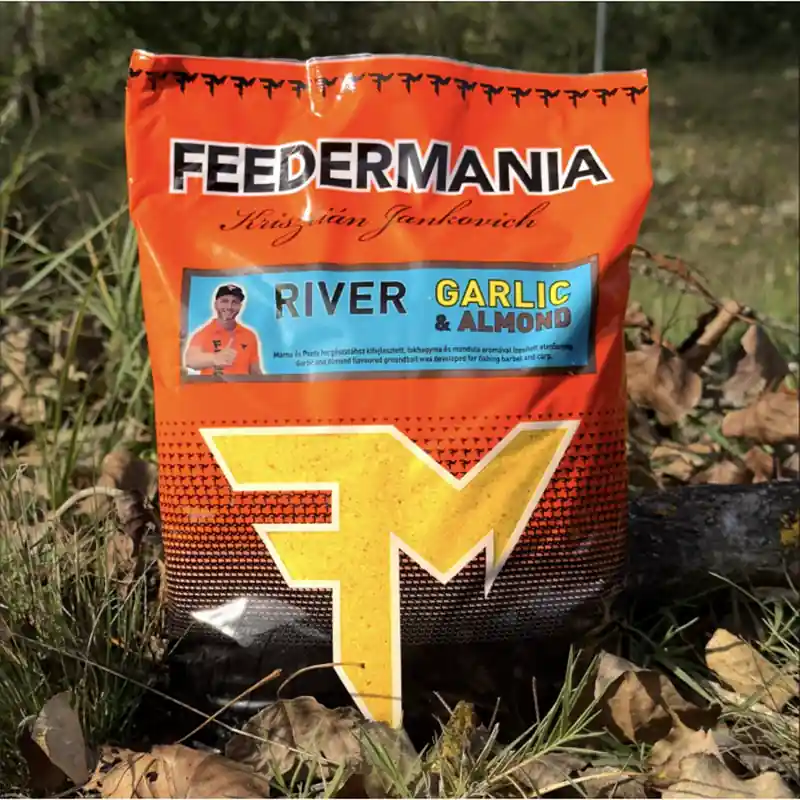 Actieprijs FEEDERMANIA GROUNDBAIT RIVER GARLIC & ALMOND 2500G