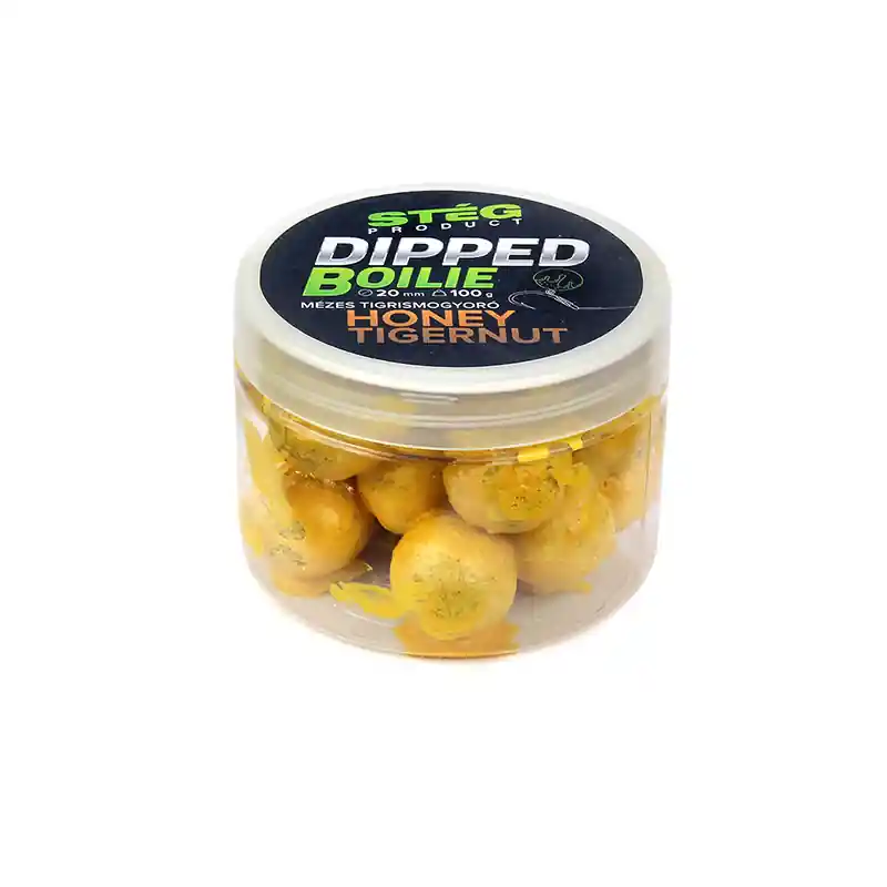 Actieprijs STÉG DIPPED BOILIE 100GR 20MM MÉZES-TIGRISMOGYORÓ