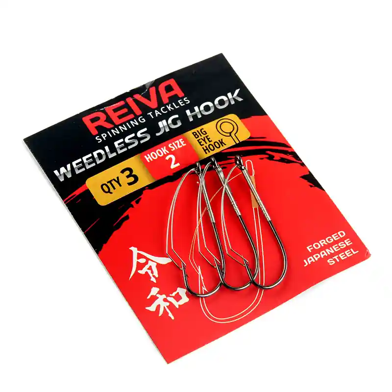 Goedkoop REIVA WEEDLESS JIG HOOK 2/0