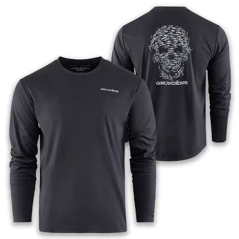 Weekendaanbieding GRUNDÉNS BAIT BALL LS TECH TEE M