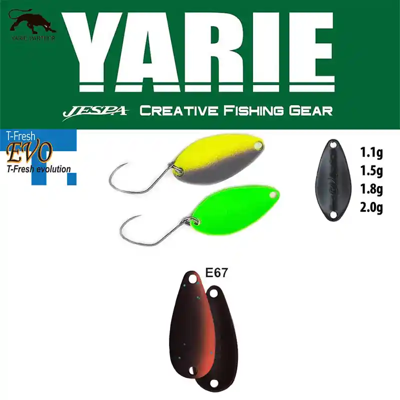YARIE 710T T-FRESH EVO 2.0gr E67 WINNER BROWN Exclusieve Aanbieding