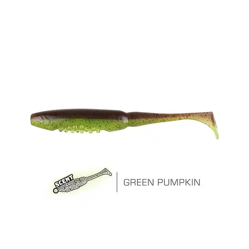 Voordeelprijs FOX RAGE SCENT SHAD 9CM GREEN PUMPKIN