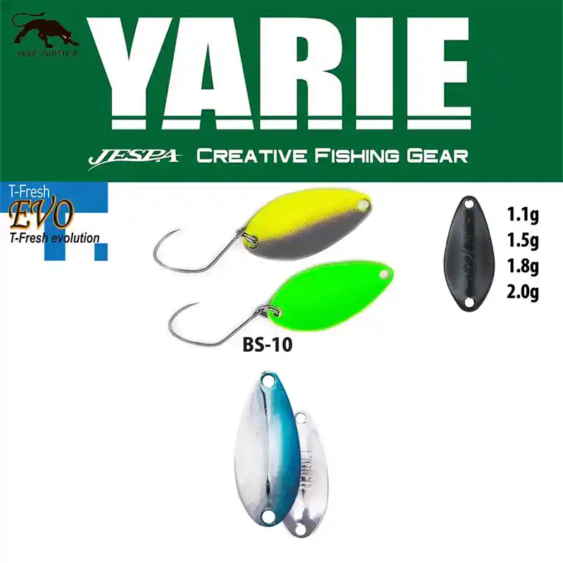 YARIE 710T T-FRESH EVO 2.0gr BS10 BLUE/SILVER Uitverkoop