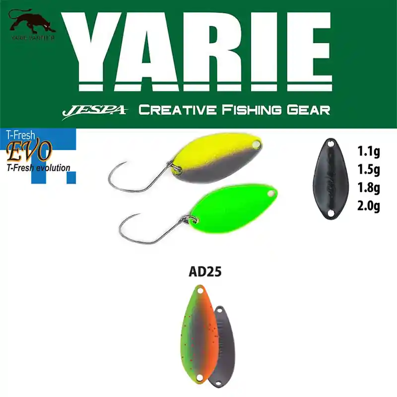 Aanbieding YARIE 710T T-FRESH EVO 1.5gr AD25 VEGETABLE