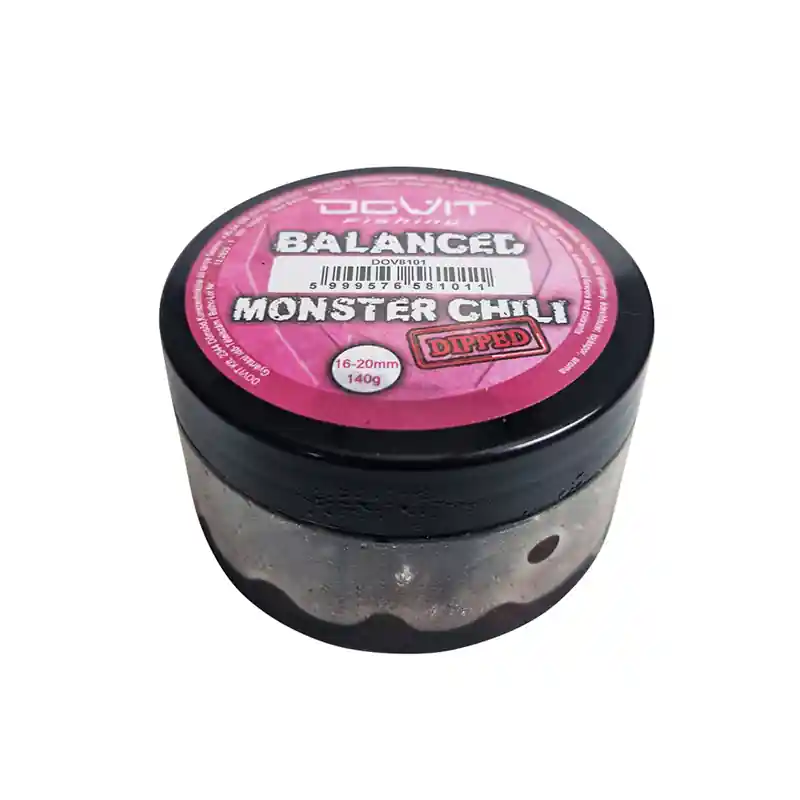 Direct Verzonden DOVIT DIPPELT BOJLI 16-20MM - MONSTER CHILI 140GR