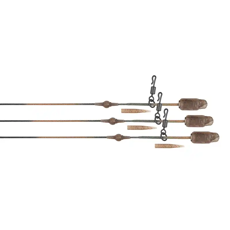 Seizoensaanbieding FOX EDGES CAMO LEADCORE HELI-CLIP RIGS 50LB